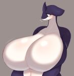 anthro big_breasts blush breasts bust_portrait cetacean dolphin featureless_breasts female haiyan huge_breasts mammal marine multicolored_body nude oceanic_dolphin orbella_(haiyan) orca portrait solo toothed_whale two_tone_body 