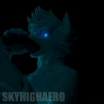  absurd_res anthro arctic_fox blender_(software) blender_cycles canid canine duo fox hi_res male male/male mammal oral service_height size_difference skyhighaero 