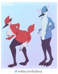  &lt;3 absurd_res anthro balls beak big_balls big_breasts big_butt big_feet big_penis blush breasts butt cartoon_network claws duo feathers feet female foreskin fossfurus genitals hand_on_butt hand_on_leg hand_on_thigh hands_on_legs hands_on_thighs hi_res intersex male male/female margaret_smith_(regular_show) mordecai_(regular_show) nipples non-mammal_balls non-mammal_nipples penis presenting presenting_hindquarters pussy regular_show smile solo stare staring_at_ass talons thick_thighs wide_eyed 