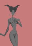  breasts female ghostgallora grimm_douwa:_kin_no_tori hi_res humanoid nude skinny small_breasts solo standing strangethings the_golden_bird witch_(kin_no_tori) 