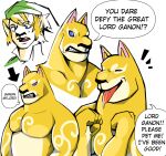  anthro canid canine canis coolietf darknut digital_media_(artwork) fur hair hi_res human human_to_anthro humanoid hylian link male mammal muscular muscular_anthro muscular_male nintendo praise_kink sequence simple_background solo species_transformation the_legend_of_zelda transformation 