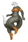  2022 aircraft anthro belly breasts cettus featureless_breasts female hi_res living_aircraft living_machine living_vehicle machine navel nude on_one_leg orange_body orange_skin pose russian_flag russian_text simple_background slightly_chubby slightly_chubby_anthro slightly_chubby_female solo standing tail text vehicle white_background white_body white_skin yellow_eyes 