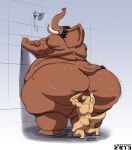  2013 anal anthro anus big_butt brown_body butt canid canine canis domestic_dog duo elephant elephantid fur gman420 hair hi_res huge_butt hyper jumbo_(kazecat) kazecat kneeling larger_male male male/male mammal morbidly_obese morbidly_obese_anthro morbidly_obese_male nude obese obese_anthro obese_male oral overweight overweight_anthro overweight_male proboscidean proboscis_(anatomy) public_shower rimming rimming_male sex shower simple_background size_difference smaller_male standing tail tan_body tan_fur thick_thighs trunk_(anatomy) tusks water wide_hips 