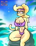  absurd_res adora_(bloons) anthro bikini clothing female haplorhine hi_res mammal monkey mozilla_firegoz primate solo swimwear water 