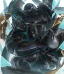  2020 abs anthro anthro_on_anthro anthro_penetrated anthro_penetrating anthro_penetrating_anthro anus armor balls biceps black_body black_hair black_slime canid canine chair_position condom covered_eyes duo face_covered filled_condom fingering from_behind_position front_view genitals goo_transformation hair hi_res horn internal licking lizard machine male male/male male_penetrated male_penetrating male_penetrating_male mammal muscular muscular_anthro muscular_male o_(takahirosi) pecs penetration penis quads reptile restrained_arms scales scalie sex sexual_barrier_device slime slit slit_fingering takahirosi thick_thighs tongue tongue_out transformation white_body white_scales xinghejie 