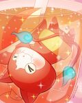  absurdres air_bubble artist_name bubble closed_eyes closed_mouth dated drink hazhazhazn highres holding_breath jibanyan no_humans solo submerged youkai_watch 