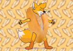  absurd_res anthro bread canid canine chris_(raposanaranja) food fox friends hi_res invalid_tag lgbt_pride loaf male mammal pansexual raposanaranja vainilla 