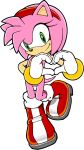  absurd_res alpha_channel amy_rose anonymous_artist anthro clothing eulipotyphlan featureless_crotch female footwear gloves green_eyes hair handwear hedgehog hi_res mammal pink_hair sega shoes simple_background solo sonic_the_hedgehog_(series) transparent_background 