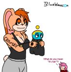  amy_rose anthro bluewavecon chao_(sonic) cheese_the_chao clothed clothing cream_the_rabbit digital_media_(artwork) english_text eulipotyphlan female group hair haircut hedgehog lagomorph leporid male mammal rabbit sega smile sonic_the_hedgehog_(series) tattoo text wavy_hair 