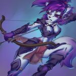  anthro armor arrow_(disambiguation) bow_(disambiguation) felid feline female furry hi_res mammal prisma6 solo tail weapon 