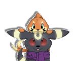  buizel canid canine eeveelution feral generation_2_pokemon generation_4_pokemon hi_res mammal mustelid nintendo pokemon pokemon_(species) resachii soggy_(soggybuizel) sticker tobi_(tobiumbreon) umbreon 