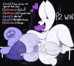  &lt;3 anal animal_genitalia animal_penis anthro balls big_balls big_butt big_penis bodily_fluids bunbun_(yomi_hustle) butt clothed clothed/nude clothing dialogue equine_genitalia equine_penis eyeless eyeless_face fecharis from_behind_position genital_fluids genitals hood humanoid intersex intersex/male intersex_penetrating lagomorph leporid male mammal musk musk_clouds nonbinary_bunny nude penetration penis precum purple_tongue rabbit saggy_balls scut_tail sex short_stack short_tail simple_background small_penis smug spiral_eyes spoon_position spooning sweat sweaty_balls sweaty_butt sweaty_genitalia sweaty_penis tail tongue tongue_out wizard_(yomi_hustle) wobbling yomi_hustle 