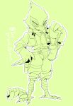  2013 anthro avian avian_feet bird boots clothed clothing digital_media_(artwork) falco_lombardi footwear fully_clothed green_background holding_clothing holding_object holster japanese_text looking_at_viewer monochrome nintendo simple_background star_fox sunoko24 talons text winged_arms wings 