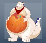  absurd_res anthro bandanna belly belly_expansion belly_grab belly_inflation belly_overhang big_butt big_toes butt double_chin duo expansion feet generation_6_pokemon goo_hair goodra grumpy hi_res inflation internal kerchief kobold male male/male melting missingphd moobs navel nintendo pokemon pokemon_(species) pseudo_hair slime slime_inflation spiked_tail spikes spikes_(anatomy) standing tail thick_tail toes vore 