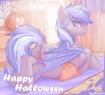 animated animation_edit asetsotory bat_pony butt cute_expression equid equine female friendship_is_magic genitals halloween hasbro holidays horse inside looking_at_viewer looking_back mammal my_little_pony pony pussy solo solo_focus 