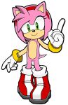  absurd_res alpha_channel amy_rose anonymous_artist anthro clothing eulipotyphlan featureless_crotch female footwear gloves green_eyes hair handwear hedgehog hi_res mammal pink_hair sega shoes simple_background solo sonic_the_hedgehog_(series) transparent_background 