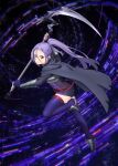  absurdres between closed fingerless floating gloves highres holding legs mito_(sao) non-web_source one standing sword_art_online thighs very zettai 