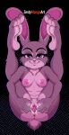  :3 anthro anus breasts disney female genitals judy_hopps lagomorph legs_up leporid looking_at_viewer mammal nude pussy rabbit simple_background solo spread_pussy spreading zestymangoart zootopia 