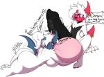  ableseth ableseth_the_absol absol animal_genitalia animal_penis anthro aroused artemis_the_absol balls big_balls big_penis blush breasts butt canine_genitalia canine_penis claws dialogue draconic draconic_artemis face_against_balls female generation_3_pokemon genitals hair hi_res horn huge_balls huge_penis hyper hyper_artemis hyper_balls hyper_genitalia hyper_penis jewelry male male/female melee_weapon nintendo nuzzling nuzzling_into_balls penis piercing pokemon pokemon_(species) polearm ponytail scythe scythe_horn scythe_tail seth_(disambiguation) sitting weapon 