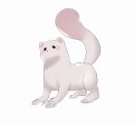  ambiguous_gender barefoot black_nose blush feet feral fur hi_res humanoid_feet humanoid_hands mammal moon-gu mouthless mustelid musteline nu:_carnival plantigrade round_ears solo stoat tail topper_(nu:_carnival) true_musteline weasel what_has_science_done white_body white_fur 