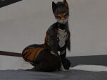  3d_(artwork) anapx andromorph anthro beca big_breasts big_butt black_body black_clothing black_fur black_hair black_topwear bottomwear breasts butt butt_focus canid canine canis claws clothed clothing curvaceous curvy_figure digital_media_(artwork) eyebrows eyelashes felid feline felis female figurine fondling fox fur hair hi_res huge_breasts hybrid intersex laying_on_stomach lingerie long_hair looking_at_viewer looking_back lying mammal multicolored_body multicolored_fur nude orange_body orange_fur panties pants paws pinup pose simple_background small_breasts smile solo solo_focus tail tight_clothing topwear underwear voluptuous white_body white_fur wide_hips widescreen 