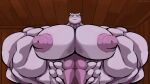  animated anthro big_muscles big_pecs bouncing_pecs flexing generation_1_pokemon hands_behind_head hi_res horatio_svetlana huge_muscles hyper hyper_muscles legendary_pokemon male mewtwo muscular nintendo pecs pokemon pokemon_(species) 