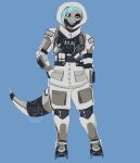  absurd_res activision anthro armor call_of_duty cleats exo_suit famousartpotato hi_res knife knife_sheath male reptile scalie snake solo tactical_gear tail thick_tail winter_clothing xiro_decobray 
