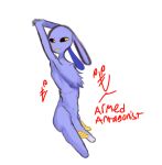  armedantagonist bonnie_(fnaf) butt chest_tuft five_nights_at_freddy&#039;s genitals hand_over_head holding_penis humanoid jax_(the_amazing_digital_circus) lagomorph leporid looking_back male mammal nude penis pose rabbit scottgames shy slim solo the_amazing_digital_circus tuft wide_hips 