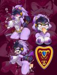  anthro armor barely_sly big_breasts bikini_armor blaze_the_cat bodily_fluids breasts cum cum_in_mouth cum_in_pussy cum_inside female genital_fluids hi_res male male/female sega sonic_the_hedgehog_(series) submissive submissive_female unconvincing_armor weapon 