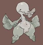  anthro bottom_heavy elemental_creature fangs female flora_fauna genitals huge_thighs leaf_hands noctoc nude p plant plant_(nuclear_throne) plump_labia pussy short_stack sketch solo teeth thick_thighs tongue tongue_out 