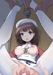  asphyxiation breasts corpse cum cum_in_pussy empty_eyes highres medium_breasts necrophilia non-web_source open_clothes personality_(iooiq) rape thighhighs torn_clothes 
