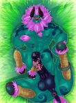  abs animal_genitalia animal_penis anthro anus balls blush equine_genitalia equine_penis erection genitals hi_res insanysage looking_at_viewer lynel male muscular muscular_male nintendo nipples pec penis solo the_legend_of_zelda 