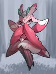  absurd_res ambiguous_gender anthro generation_7_pokemon hi_res looking_at_viewer lurantis multicolored_body nintendo oponont pokemon pokemon_(species) solo 