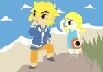  aryll dokudrinker duo female humanoid humanoid_pointy_ears hylian lineless link male nintendo not_furry the_legend_of_zelda toon_link wind_waker 