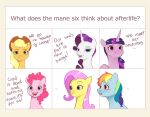  applejack_(mlp) clothing comic cowboy_hat english_text equid equine female feral fluttershy_(mlp) friendship_is_magic group hasbro hat headgear headwear hi_res horn looking_at_viewer mammal mane_six_(mlp) my_little_pony pascal571 pinkie_pie_(mlp) rainbow_dash_(mlp) rarity_(mlp) surprise text the_truth twilight_sparkle_(mlp) unicorn 