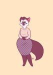  2015 anthro blue_eyes clothed clothing digital_drawing_(artwork) digital_media_(artwork) domestic_cat felid feline felis female florence_(marshmallowfury) fully_clothed hi_res looking_at_viewer mammal marshmallowfury polka_dot_skirt siamese simple_background solo sweater toony topwear 