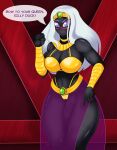  alien alien_humanoid bikini breasts camel_toe clothed clothing duck_dodgers egyptian_clothing egyptian_headdress female humanoid martian martian_(duck_dodgers) not_furry queen_tyr&#039;ahnee royalty solo swimwear ullah 