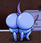  absurd_res ambiguous_gender bedroom big_butt butt butt_focus dresser eeveelution feral furniture generation_6_pokemon hi_res night nintendo pokemon pokemon_(species) sneaking sylveon tepigfan101 