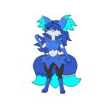  1:1 3_eyes 3_tails ambiguous_gender anthro black_body black_fur blue_body blue_ears blue_eyes blue_fur blue_hair blue_tail blue_tail_tip braixen bump_attack chest_tuft ear_markings eyelashes fur fur_markings generation_6_pokemon grey_body grey_ears grey_fur grey_tail hair inner_ear_fluff light_body light_ears light_fur light_tail markings multi_eye multi_tail multicolored_body multicolored_fur nintendo paws pink_eyes pokemon pokemon_(species) purple_eyes shoulder_tuft solo striped_ears striped_markings striped_tail stripes tail tail_markings tammy_(lilya_nida) tuft two_tone_body two_tone_fur two_tone_tail 