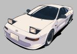  artist_name car grey_background ground_vehicle headlight motor_vehicle no_humans original shadow simple_background sports_car teddy_(takarada) toyota toyota_mr2 vehicle_focus wheel 