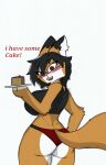  anthro big_breasts big_butt blush breasts butt canid canine english_text female fox hi_res mammal maxine_boulevard pace-maker small_waist solo text thick_thighs wide_hips 