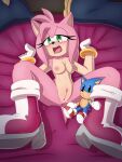  2022 3:4 absurd_res amy_rose anthro anus blush breasts clothing digital_drawing_(artwork) digital_media_(artwork) eulipotyphlan female footwear fureezy genitals gloves green_eyes handwear hedgehog hi_res mammal nipples nude open_mouth plushie portrait pussy sega shaded shoes sonic_the_hedgehog sonic_the_hedgehog_(series) 