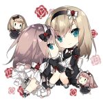  4girls :&gt; ankle_scrunchie artist_request black_bow black_dress black_footwear black_hairband blush blush_stickers bow bow_hairband breasts brown_hair camilia_(djmax) chibi closed_mouth djmax dress fairy_(girls&#039;_frontline) floral_background flower frills full_body gathers girls&#039;_frontline gothic gothic_lolita green_eyes hair_between_eyes hair_flower hair_ornament hairband holding_hands light_brown_hair lolita_fashion long_hair long_sleeves looking_at_viewer medium_breasts multiple_girls neck_ribbon official_art preiya_(djmax) puffy_long_sleeves puffy_sleeves red_ribbon ribbon rose rose_background scrunchie short_sleeves simple_background smile third-party_source transparent_background white_bow white_hairband white_scrunchie wide_sleeves |_| 