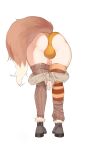  absurd_res animal_humanoid balls bent_over big_balls big_butt boots brown_hair butt butt_focus canid canid_humanoid canine canine_humanoid clothing dagmellv fluffy fluffy_tail footwear fox fox_ears fox_humanoid fox_tail genitals girly hair hi_res humanoid legwear male mammal mammal_humanoid pale panky pankyvt panties penis shoes smooth_skin solo tail thigh_highs underwear 