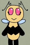  2022 anthro arthropod bi_humble_abode_(taque) black_body black_fur eyelashes female fur hymenopteran insect model_sheet pink_eyes solo striped_body striped_fur stripes taque- wasp wendy_(taque) wings yellow_body yellow_fur 