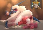  absol anal anal_masturbation anal_orgasm balls dildo ejaculation feral feral_penetrated generation_3_pokemon genitals hands-free hi_res knot male masturbation nintendo penetration penis pokemon pokemon_(species) recording red_penis sex_toy solo sousaku_san 