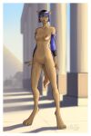  absurd_res ale-tie anthro breasts clothed clothing female harrava headgear headwear hi_res looking_away master_of_orion mrrshan partially_clothed sleeves slim small_breasts solo submissive submissive_female 