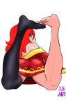  breasts cosplay dragon fantasy jsart kono_subarashii_sekai_ni_shukufuku_wo! megumin non-web_source original red_eyes red_hair 
