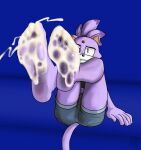  5_toes anthro barefoot blaze_the_cat bodily_fluids cum cum_on_feet feet female foot_fetish foot_focus genital_fluids hi_res humanoid_feet looking_at_viewer mrguy820 plantigrade sega soles solo sonic_the_hedgehog_(series) toes 