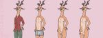  2023 absurd_res antelope anthro balls bedroom_eyes bottomwear bovid bovine boxers_(clothing) boxers_only bucky_oryx-antlerson bulge clothed clothing dark_nose digital_drawing_(artwork) digital_media_(artwork) digital_painting_(artwork) disney erection fingers flaccid gemsbok genitals grazing_antelope grey_clothing hand_on_hip hi_res hooved_fingers hooves horn humanoid_genitalia humanoid_penis kudu light_body long_ears long_neck looking_at_viewer male mammal markings mostly_nude multicolored_body narrowed_eyes nipples nude oryx penis pink_background red_clothing red_shirt red_topwear seductive sexy_eyes shirt signature simple_background simple_coloring simple_eyes smile solo spiral-horned_antelope standing striped_body striped_markings stripes sweet.lemons tan_body topless topwear two_tone_body underwear underwear_only zootopia 